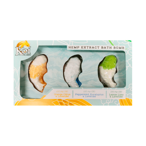 Koi CBD Bath Bombs / 100mg / Green